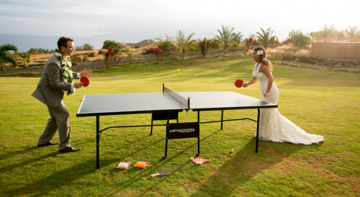 Ping Pong Table for your Outdoor Wedding